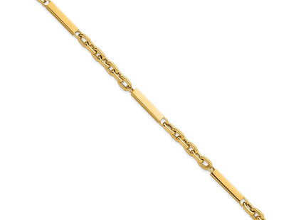 14k Yellow Gold Chain Bracelets Style SF3113 - Classique Jewelry Inc.