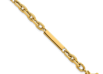 14k Yellow Gold Chain Bracelets Style SF3113 - Classique Jewelry Inc.