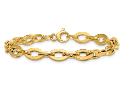 14k Yellow Gold Bracelets Style SF3116 - Classique Jewelry Inc.