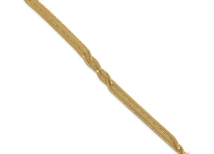 14k Yellow Gold Bracelets Style SF3121 - Classique Jewelry Inc.