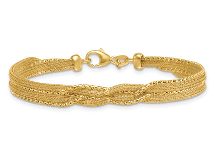 14k Yellow Gold Bracelets Style SF3121 - Classique Jewelry Inc.