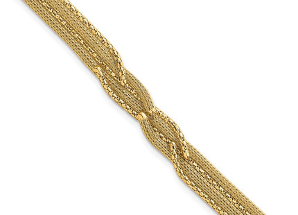14k Yellow Gold Bracelets Style SF3121 - Classique Jewelry Inc.