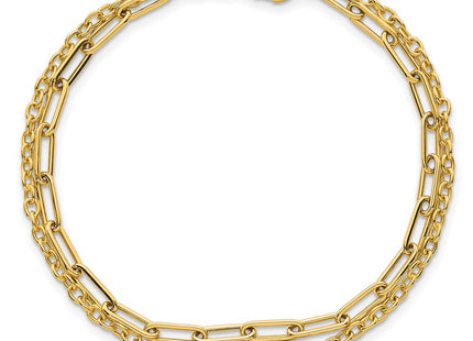 14k Yellow Gold Bracelets Style SF3122 - Classique Jewelry Inc.