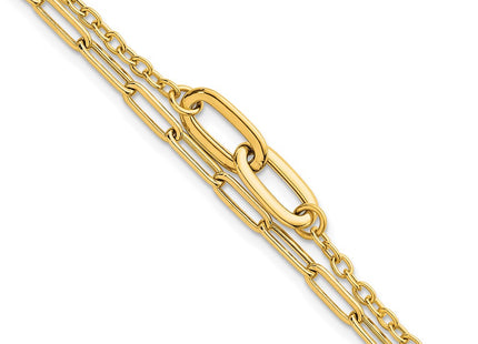 14k Yellow Gold Bracelets Style SF3122 - Classique Jewelry Inc.