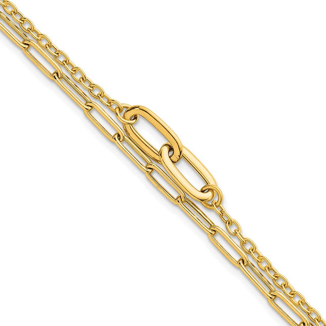 14k Yellow Gold Bracelets Style SF3122 - Classique Jewelry Inc.