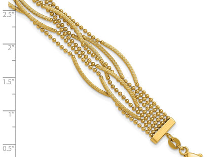 14k Yellow Gold Bracelets Style SF3123 - Classique Jewelry Inc.