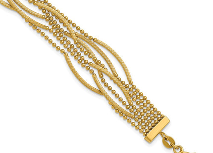 14k Yellow Gold Bracelets Style SF3123 - Classique Jewelry Inc.