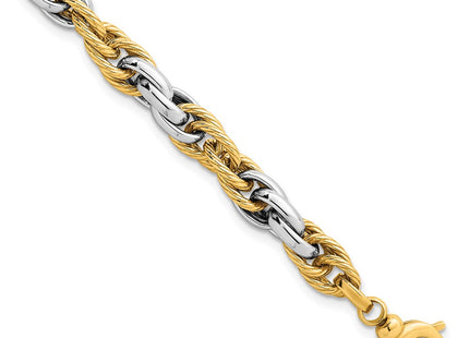 14k Two-tone Bracelets Style SF3125 - Classique Jewelry Inc.