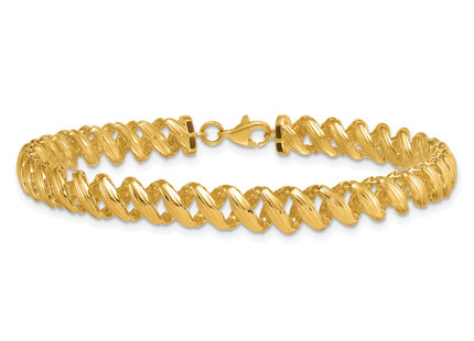 14k Yellow Gold Bracelets Style SF3127 - Classique Jewelry Inc.