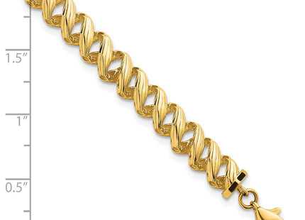 14k Yellow Gold Bracelets Style SF3127 - Classique Jewelry Inc.