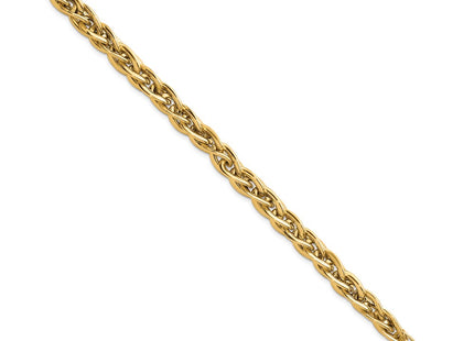 14K gold rope link bracelet, alternate view