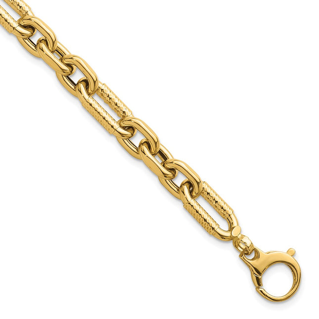 14k Yellow Gold Bracelets Style SF3132 - Classique Jewelry Inc.