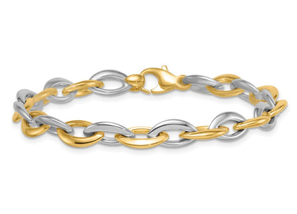 14k Two-tone Bracelets Style SF3136 - Classique Jewelry Inc.
