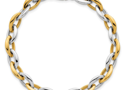 14k Two-tone Bracelets Style SF3136 - Classique Jewelry Inc.