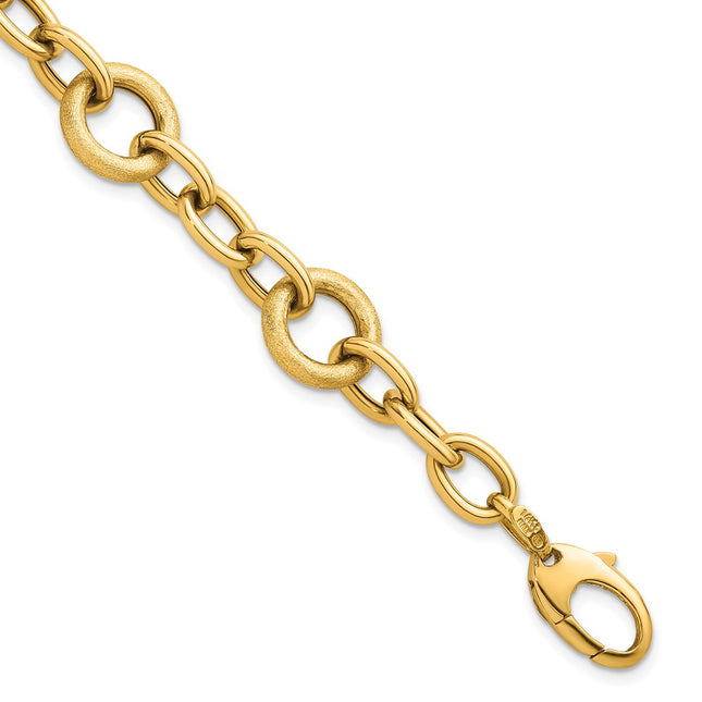 14k Yellow Gold Bracelets Style SF3137 - Classique Jewelry Inc.