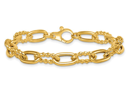 14k Yellow Gold Bracelets Style SF3138 - Classique Jewelry Inc.
