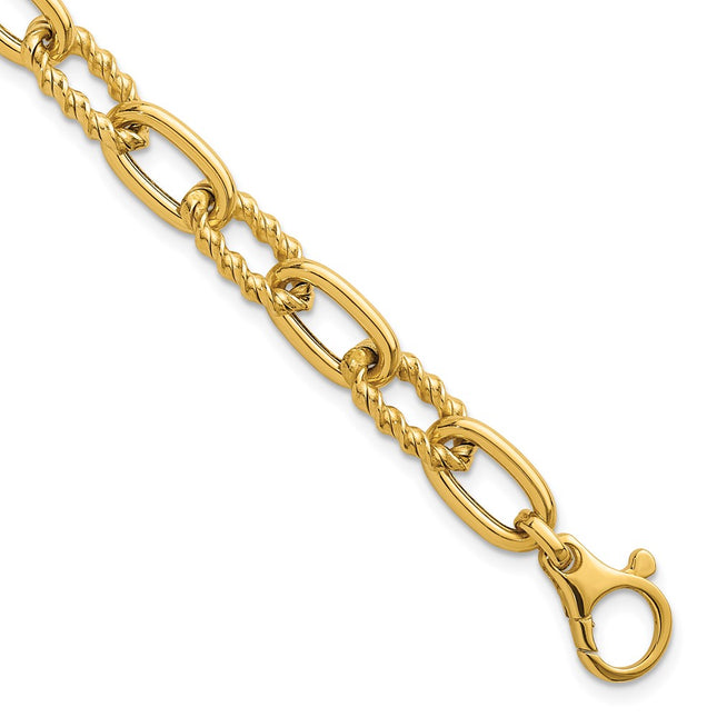 14k Yellow Gold Bracelets Style SF3138 - Classique Jewelry Inc.