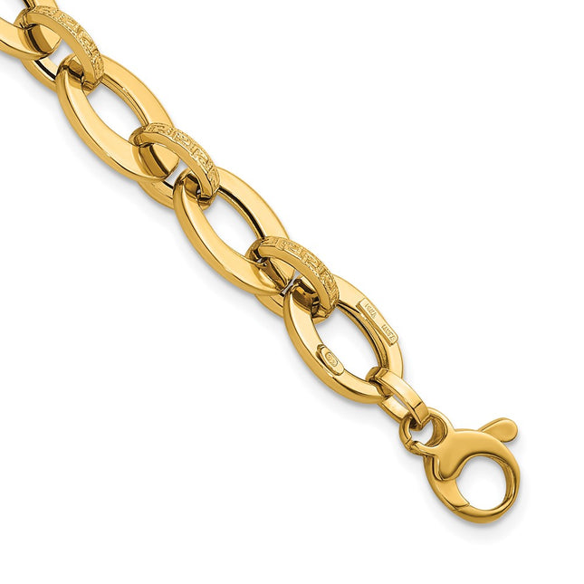 14k Yellow Gold Bracelets Style SF3140 - Classique Jewelry Inc.