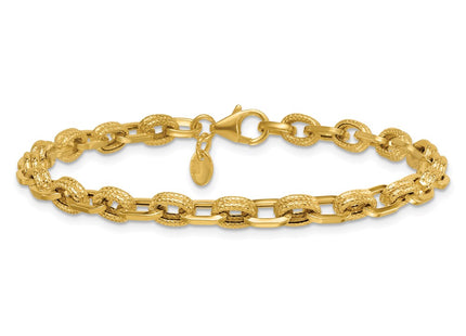 14k Yellow Gold Bracelets Style SF3141 - Classique Jewelry Inc.