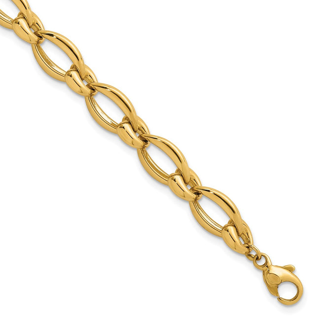 14k Yellow Gold Bracelets Style SF3142 - Classique Jewelry Inc.