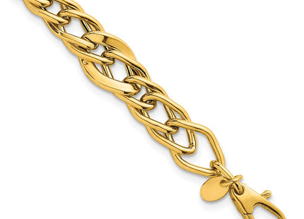 14k Yellow Gold Bracelets Style SF3145 - Classique Jewelry Inc.