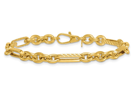 14k Yellow Gold Bracelets Style SF3148 - Classique Jewelry Inc.