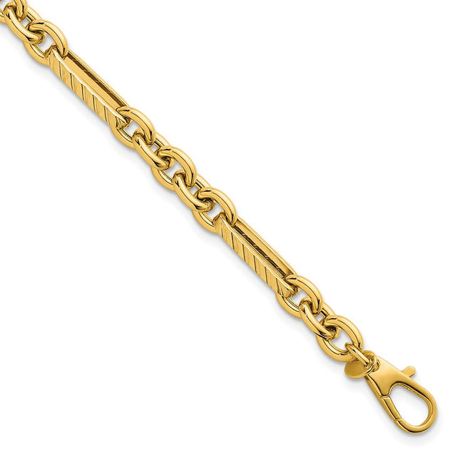 14k Yellow Gold Bracelets Style SF3148 - Classique Jewelry Inc.