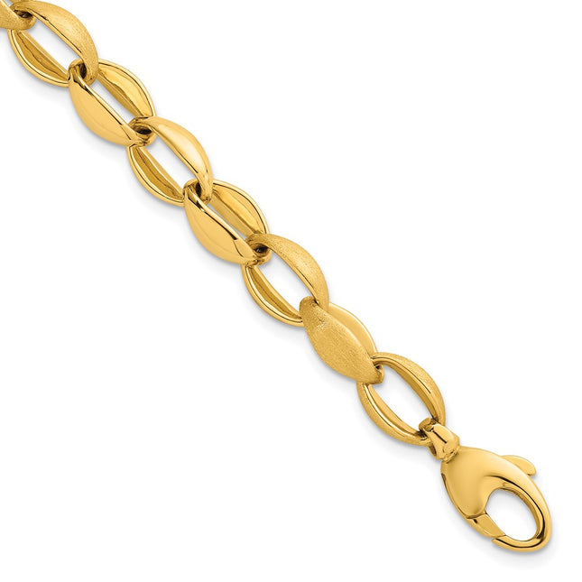 14k Yellow Gold Bracelets Style SF3151 - Classique Jewelry Inc.