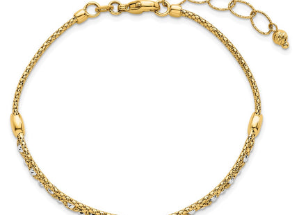 14k Two-tone Bracelets Style SF3152 - Classique Jewelry Inc.