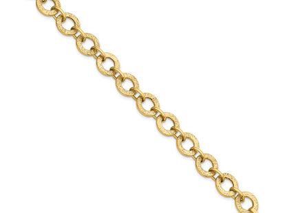14k Yellow Gold Bracelets Style SF3155 - Classique Jewelry Inc.