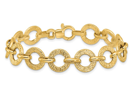 14k Yellow Gold Bracelets Style SF3155 - Classique Jewelry Inc.