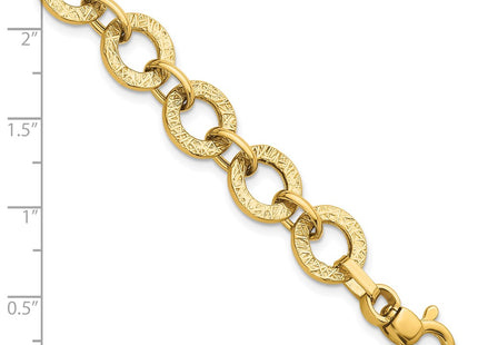 14k Yellow Gold Bracelets Style SF3155 - Classique Jewelry Inc.