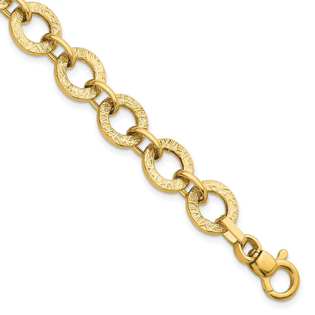 14k Yellow Gold Bracelets Style SF3155 - Classique Jewelry Inc.
