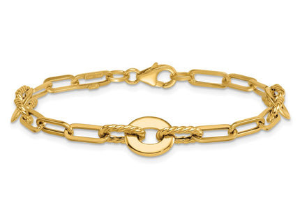14k Yellow Gold Bracelets Style SF3156 - Classique Jewelry Inc.