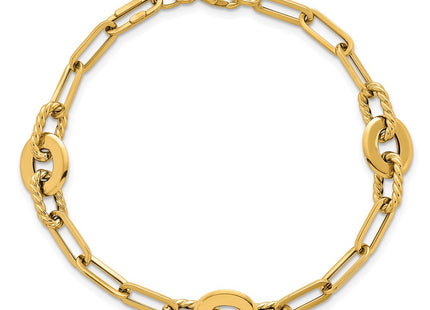 14k Yellow Gold Bracelets Style SF3156 - Classique Jewelry Inc.