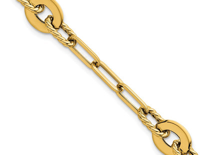 14k Yellow Gold Bracelets Style SF3156 - Classique Jewelry Inc.