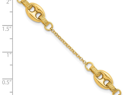 14k Yellow Gold Bracelets Style SF3163 - Classique Jewelry Inc.