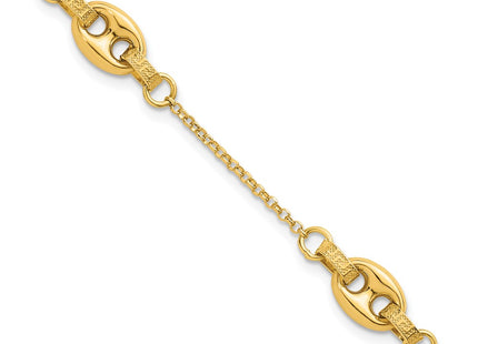 14k Yellow Gold Bracelets Style SF3163 - Classique Jewelry Inc.