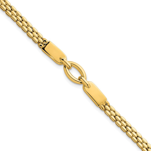 14k Yellow Gold Bracelets Style SF3166 - Classique Jewelry Inc.