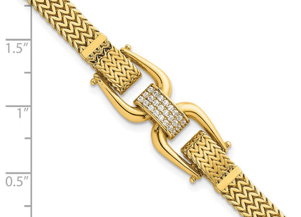 14k Yellow Gold Bracelets Style SF3167 - Classique Jewelry Inc.