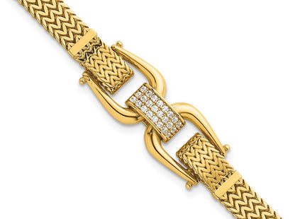 14k Yellow Gold Bracelets Style SF3167 - Classique Jewelry Inc.