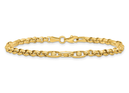 14K gold bracelet, another view