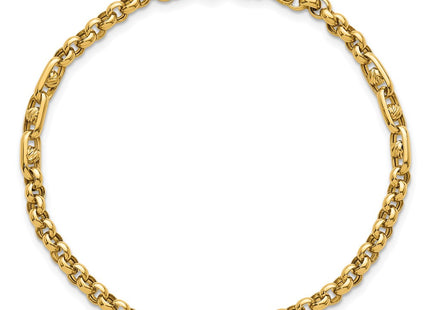 14K gold bracelet, further view