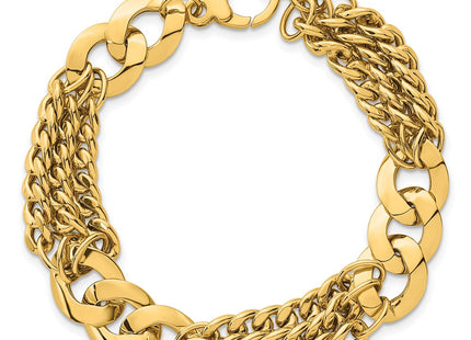 14k Yellow Gold Bracelets Style SF3173 - Classique Jewelry Inc.