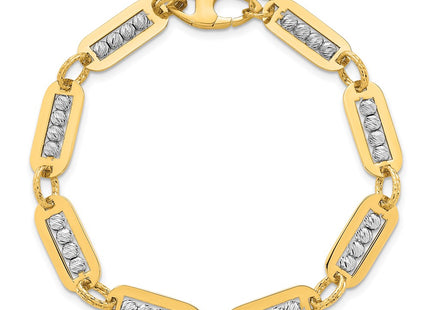 14k Two-tone Bracelets Style SF3178 - Classique Jewelry Inc.