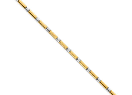 14k Two-tone Bracelets Style SF3181 - Classique Jewelry Inc.