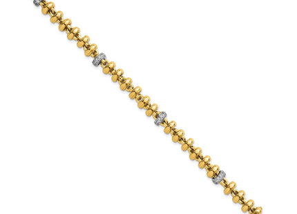 14k Two-tone Bracelets Style SF3182 - Classique Jewelry Inc.