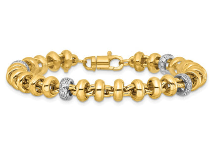 14k Two-tone Bracelets Style SF3182 - Classique Jewelry Inc.