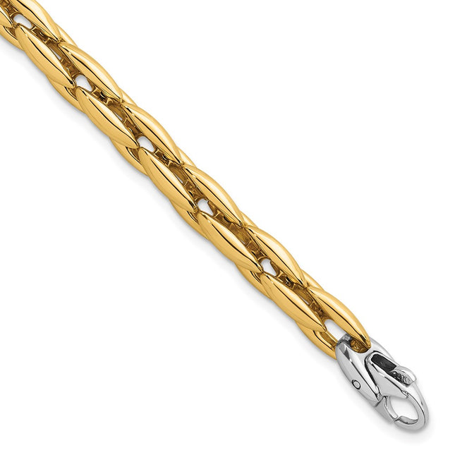 14k Two-tone Bracelets Style SF3184 - Classique Jewelry Inc.