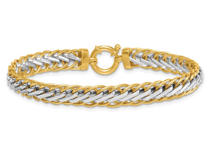 14k Two-tone Bracelets Style SF3189 - Classique Jewelry Inc.